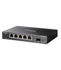 TP-Link Omada ES206X-M2 switch Gestionado L2 2.5G Ethernet (100/1000/2500) Montaje en pared/escritorio Negro