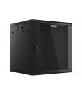 Armario rack phoenix 12u 600x600x640 auto - ensamblado 19'' hasta 60 kg negro
