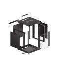 Armario rack phoenix 9u 600x600x501 auto - ensamblado 19'' hasta 60 kg negro