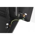 Armario rack phoenix 9u 600x600x501 auto - ensamblado 19'' hasta 60 kg negro