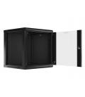 Armario rack phoenix 9u 600x600x501 auto - ensamblado 19'' hasta 60 kg negro