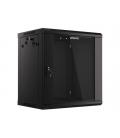 Armario rack phoenix 12u 600x450x640 auto - ensamblado 19'' hasta 60 kg negro
