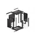 Armario rack phoenix 12u 600x450x640 auto - ensamblado 19'' hasta 60 kg negro
