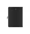 Armario rack phoenix 12u 600x450x640 auto - ensamblado 19'' hasta 60 kg negro