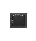 Armario rack phoenix 4u 280x310x247 mural 10'' hasta 20 kg negro
