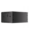 Armario rack phoenix 4u 600x450x279 auto - ensamblado 19'' hasta 60 kg negro