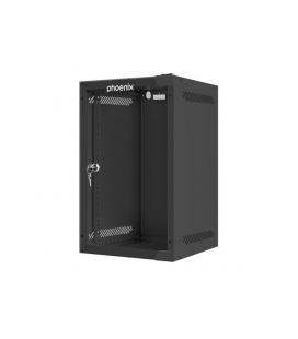 Armario rack phoenix 9u 280x310x470 mural 10'' hasta 20 kg negro