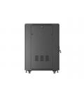 Armario rack phoenix 22u 600x800 de pie servidor 19'' hasta 1000 kg negro