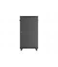 Armario rack phoenix 22u 600x800 de pie servidor 19'' hasta 1000 kg negro