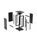 Armario rack phoenix 22u 600x800 de pie servidor 19'' hasta 1000 kg negro