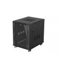 Armario rack phoenix 15u 600x800 servidor 19'' alta densidad negro