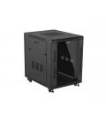 Armario rack phoenix 15u 600x800 servidor 19'' alta densidad negro
