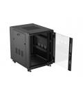 Armario rack phoenix 15u 600x800 servidor 19'' alta densidad negro