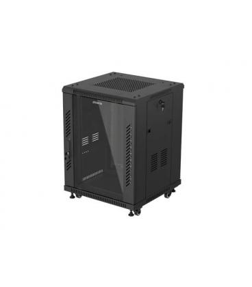 Armario rack phoenix 15u 600x600 de pie servidor 19'' hasta 1000 kg negro