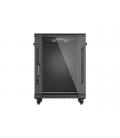 Armario rack phoenix 15u 600x600 de pie servidor 19'' hasta 1000 kg negro