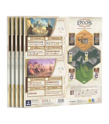 Juego de mesa epochs expansión: oriente medio y latinoamérica