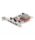 Tarjeta de expansion pci express startech pexusb312a2c2v 2x usb tipo a - 2x usb tipo c