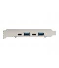 Tarjeta de expansion pci express startech pexusb312a2c2v 2x usb tipo a - 2x usb tipo c
