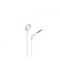Auriculares intrauditivos jbl tune 110/ con micrófono/ jack 3.5/ blancos