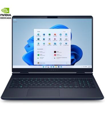 Portátil gaming dell alienware 16x aurora intel core ultra 7-255hx/ 32gb/ 1tb ssd/ geforce rtx 5060/ 16'/ win11