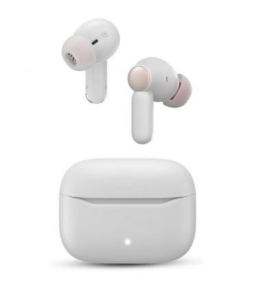 Auriculares bluetooth spc ether 3 pro con estuche de carga/ autonomía 8h/ blanco