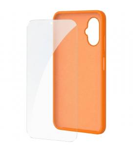 Funda silicona + protector de pantalla de cristal templado spc wuum one protection pack 4354p/ compatible con spc wuum one/
