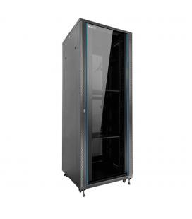 Armario rack de suelo 19 pulgadas phasak pro 47u negro 600x1000 montado pho 6147