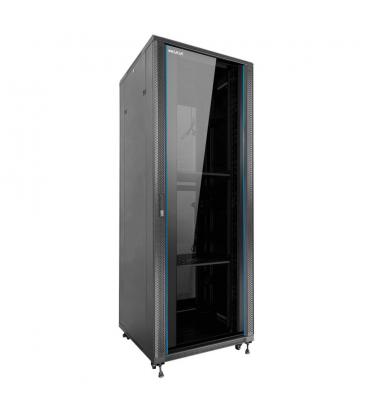 Armario rack de suelo 19 pulgadas phasak pro 47u negro 600x1000 montado pho 6147