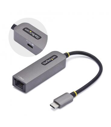 Adaptador usb tipo c a ethernet startech macho - hembra - gris