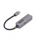 Adaptador usb tipo c a ethernet startech macho - hembra - gris