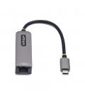 Adaptador usb tipo c a ethernet startech macho - hembra - gris