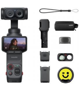 Cámara digital deportiva insta360 luna ultra pack creador/ 8k/ ángulo de visión 360º/ negra