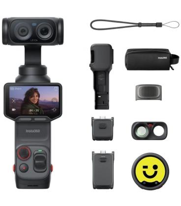Cámara digital deportiva insta360 luna ultra pack creador/ 8k/ ángulo de visión 360º/ negra