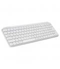 Teclado mars gaming mksilenkeyswfr inalambrico blanco frances