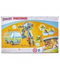 Set figuras hasbro transformers scooby doo mysterious prime & automutt