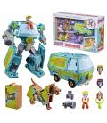 Set figuras hasbro transformers scooby doo mysterious prime & automutt