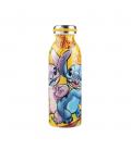 Botella de agua enesco stitch & angel amarilla 500 ml
