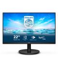 Monitor philips v-line 222v8la 21.5'/ full hd/ multimedia/ negro
