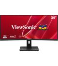 Viewsonic VA VA3420C-2 pantalla para PC 86,4 cm (34") 3440 x 1440 Pixeles UltraWide Quad HD LED Negro