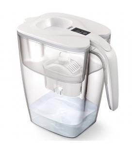 Pack jarra filtrante laica big milano/ 3.7l/ blanca/ jarra + 1 filtro bi-flux