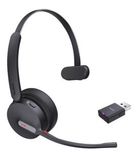 Yealink WH64 Hybrid Mono Teams Auriculares Inalámbrico Diadema Oficina/Centro de llamadas MicroUSB Bluetooth Negro