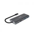 Docking usb tipo-c tooq tqe-2241g/ ranura ssd m.2/ 1xhdmi/ 2xusb/ 1xusb tipo-c/ 1xlector tarjetas/ 1xusb tipo-c pd