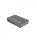 Docking usb tipo-c tooq tqe-2242g/ ranura ssd m.2/ 1xhdmi/ 1xrj45/ 1xusb/ 1xusb tipo-c/ 1xlector tarjetas/ 1x jack 3.5/ 1xusb