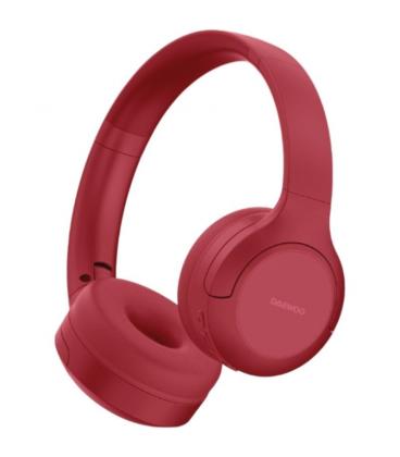Auriculares inalámbricos daewoo dw2026/ con micrófono/ bluetooth/ rojos