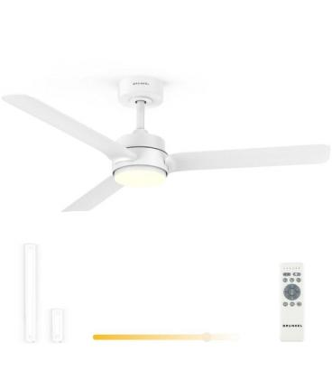 Ventilador de techo grunkel skyeasy47/ 30w/ 3 aspas 119cm/ 6 velocidades
