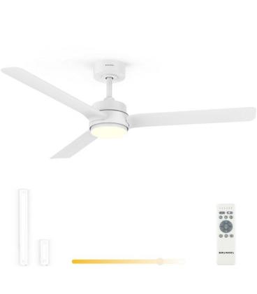 Ventilador de techo grunkel skyeasy52/ 30w/ 3 aspas 132cm/ 6 velocidades