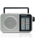 Radio portátil daewoo dw1125/ a pilas/ gris metalizado
