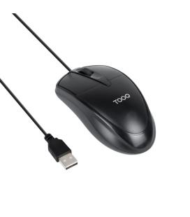 Ratón tooq tqm-1001-b/ hasta 1000 dpi