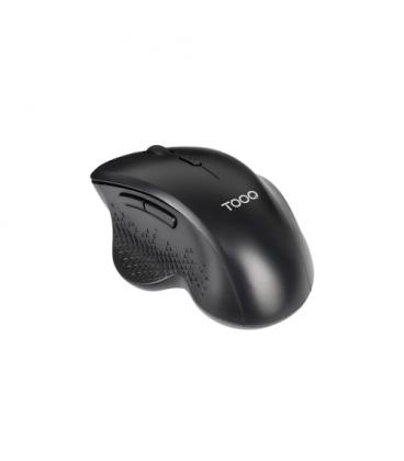 Ratón ergonómico inalámbrico tooq tqmwg-1105-b/ hasta 1600 dpi