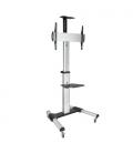 TooQ FS1870M-B soporte para pantalla de señalización 94 cm (37") Negro, Plata